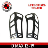 Taillight Tail Light Cover For Isuzu D max 2012-2019 Matte Black Trim D-Max